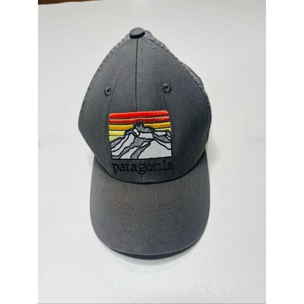 Patagonia B55 Patagonia Line Logo Ridge Channel Watcher Hat- Cap- Gray